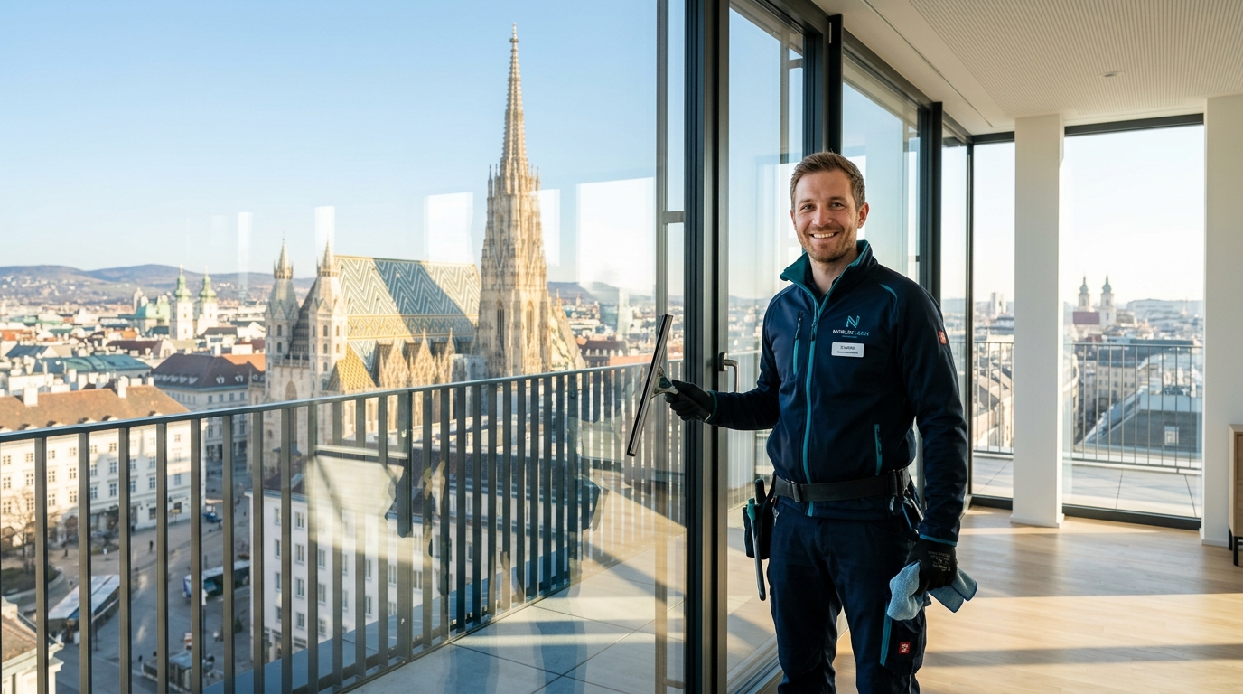 Professionelle Fensterreinigung in Wien - Nobleclean Meisterbetrieb